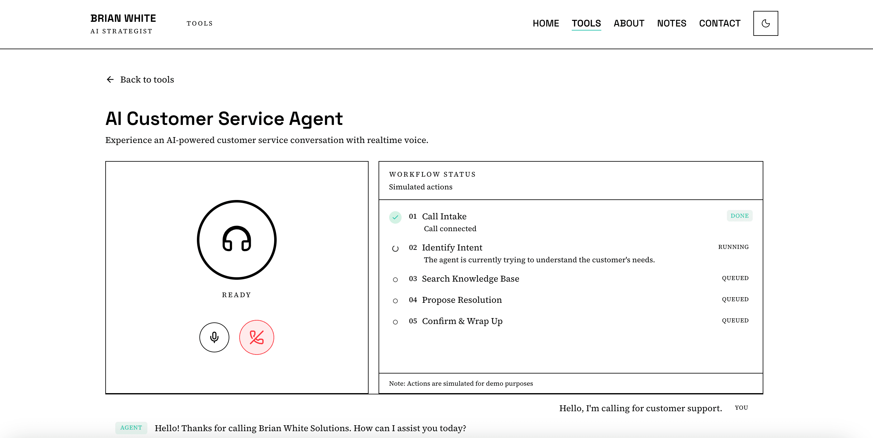 AI Customer Service Agent illustration